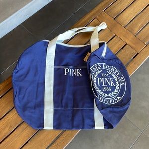 Brand New PINK Canvas Duffle Bag